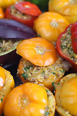 Image showing Oven ready stuffed vegetables