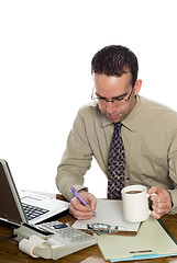 Image showing Working Accountant
