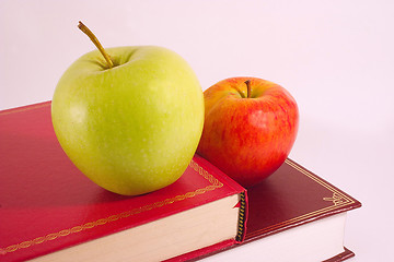 Image showing two apples for the teacher