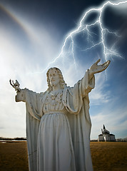 Image showing christ statue