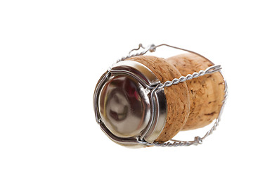 Image showing Champagne cork silver 