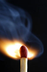 Image showing Burning Match