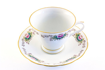 Image showing china cup and saucer
