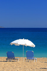 Image showing summer on the beach in Greece