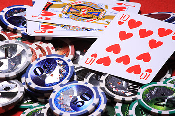 Image showing Chips & Cards
