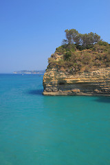 Image showing Canal d'amour on corfu island Greece