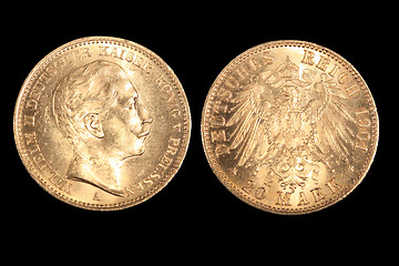 Image showing German gold coin