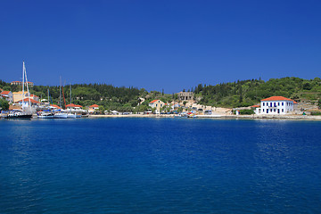 Image showing Fiskardo on the greek island of Kefalonia