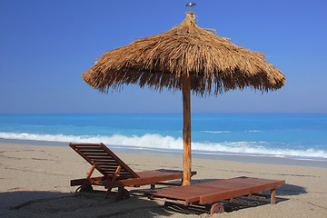 Image showing summer on the beach in Greece