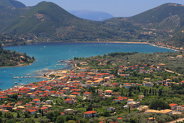 Image showing Nidri on Lefkas island Greece