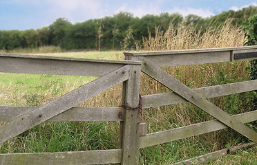 Image showing field gates