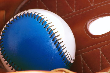 Image showing baseball closeup