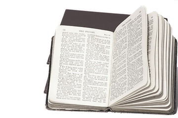 Image showing open book of psalms