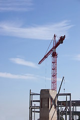 Image showing crane on site