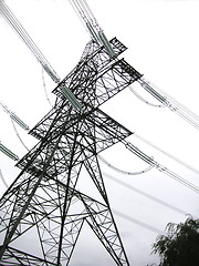 Image showing abstract electricity pylon