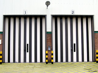 Image showing loading bay doors