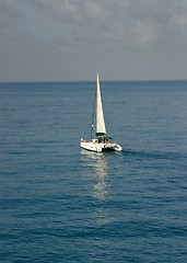 Image showing sailing on ocean