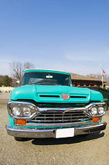 Image showing classic antique pickup truck