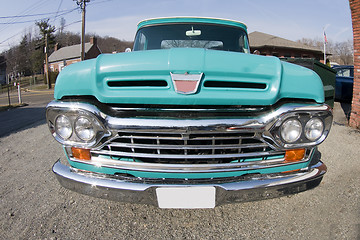 Image showing classic antique pickup truck