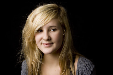 Image showing young beautiful teenage girl