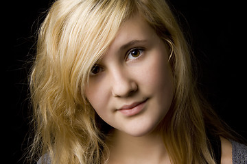 Image showing young beautiful teenage girl