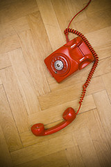 Image showing red telephone