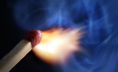 Image showing Burning Match