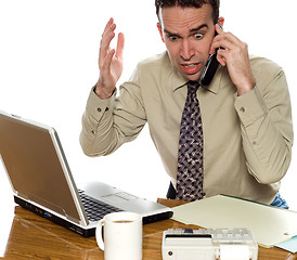 Image showing Stressed Accountant