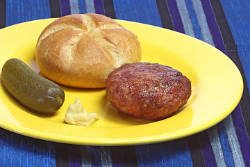 Image showing Fried meatball