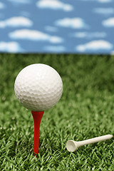 Image showing Golf ball