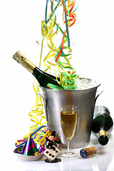 Image showing New Years Eve with Champagne