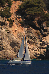 Image showing Sailing in Greece 