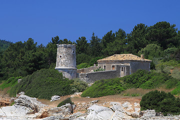 Image showing Fiskardo on the greek island of Kefalonia