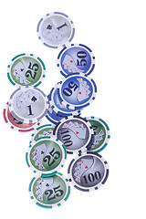 Image showing Casino gambling chips