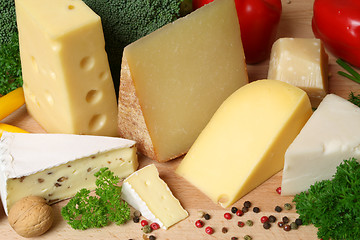 Image showing Cheese variety