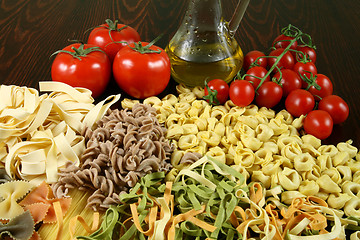 Image showing Pasta and vegetables.