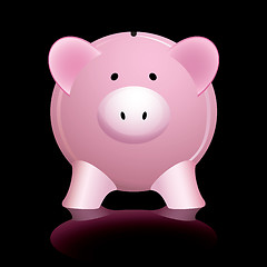 Image showing pink piggy bank