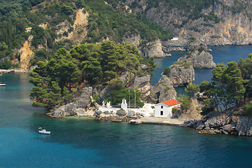 Image showing Panagias island in Parga Greece