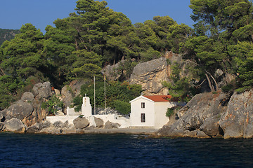 Image showing Panagias island in Parga Greece