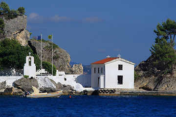 Image showing Panagias island in Parga Greece