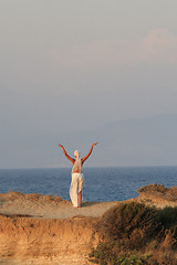 Image showing Woman meditating