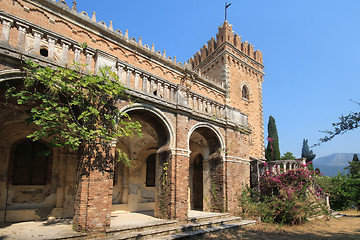 Image showing old Castle on Corfu island Greece