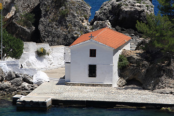 Image showing Panagias island in Parga Greece