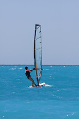 Image showing Wind surfing