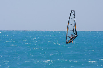 Image showing Wind surfing