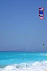 Image showing kite boarder