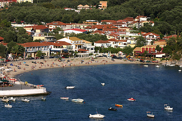 Image showing Aerial view on Parga Greece