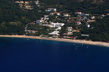 Image showing Aerial view on Parga Greece