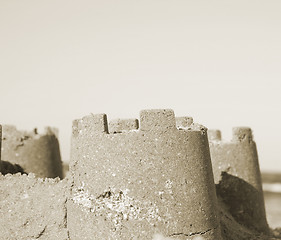 Image showing Sand castle