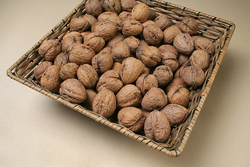 Image showing Walnuts basket